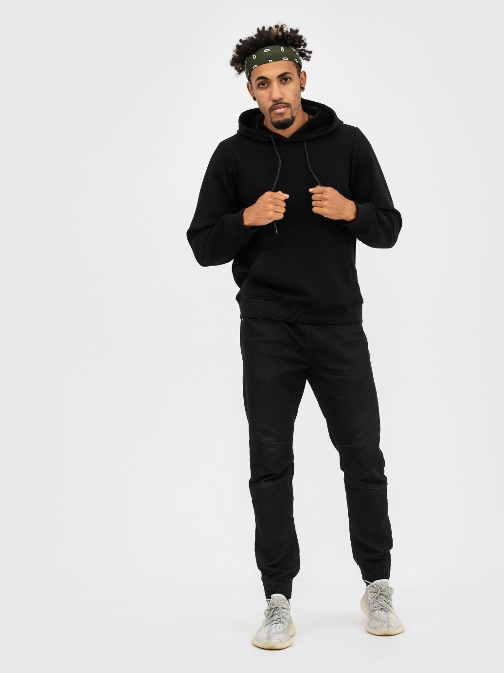 Худи UNISEX софт велюр U-0401/V черный (5110270) фото 4