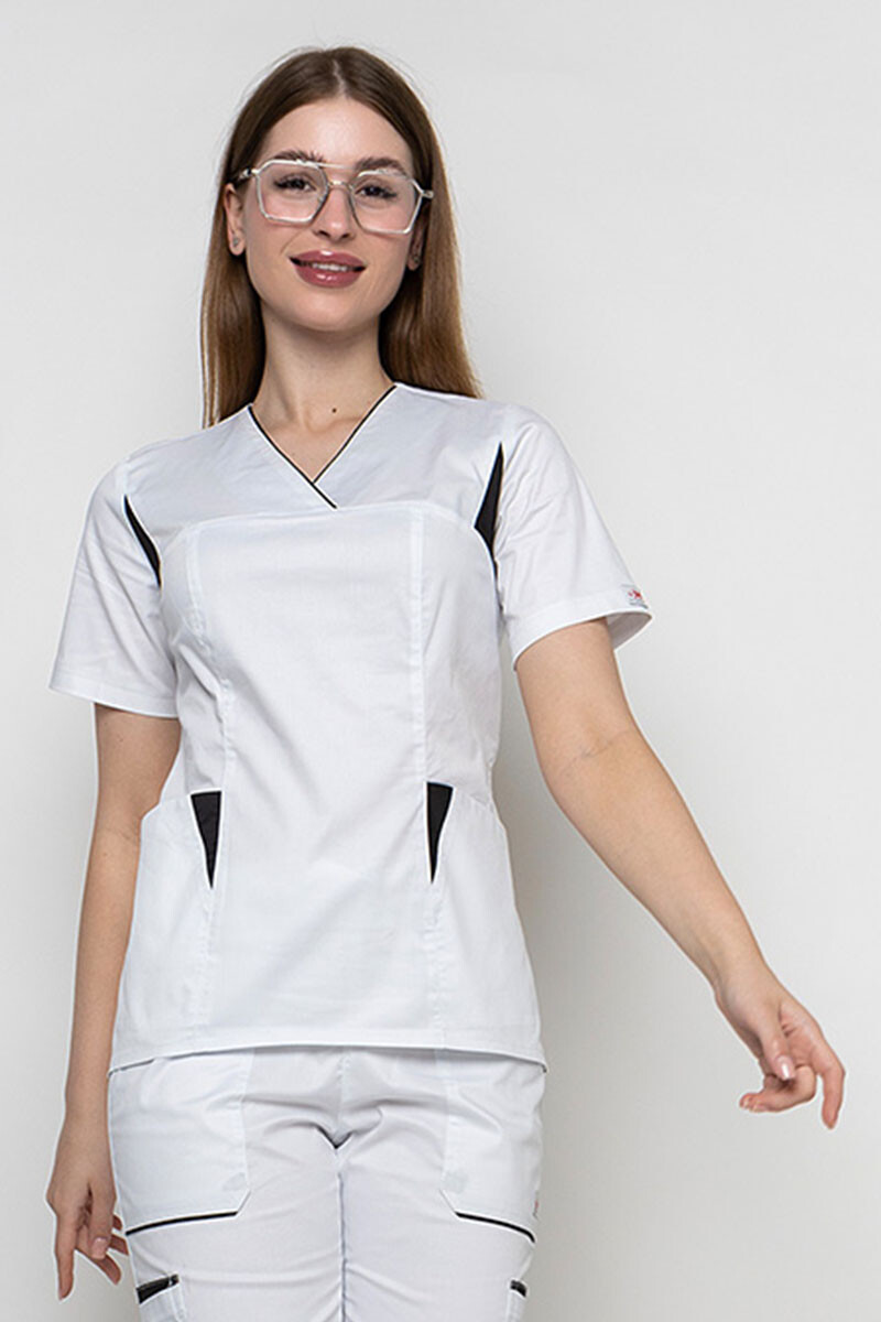 Medical stretch jacket Emelie-stretch. White (5437004) фото 1