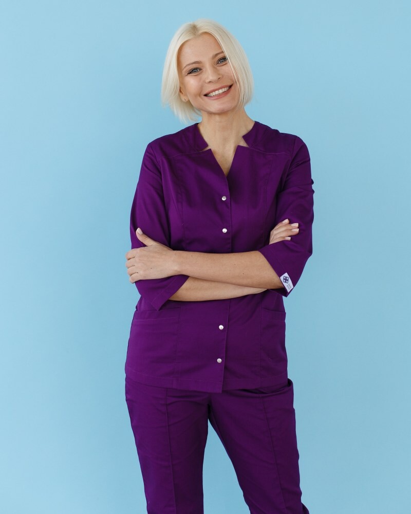 Medical suit women's Lotus purple 125-335-679 (6613228) фото 3
