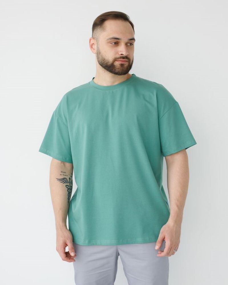 Medical T-shirt unisex green 453-396-730 (6613567) фото 3