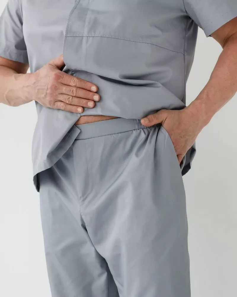 Medical suit for men Boston gray 129-328-679/485-328-679 (6613673) фото 12
