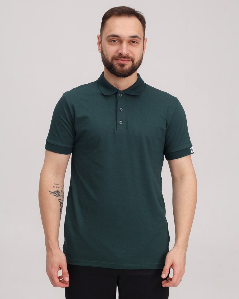 Medical Polo Men's Dark Green 148-430-677 (6613758) фото 2