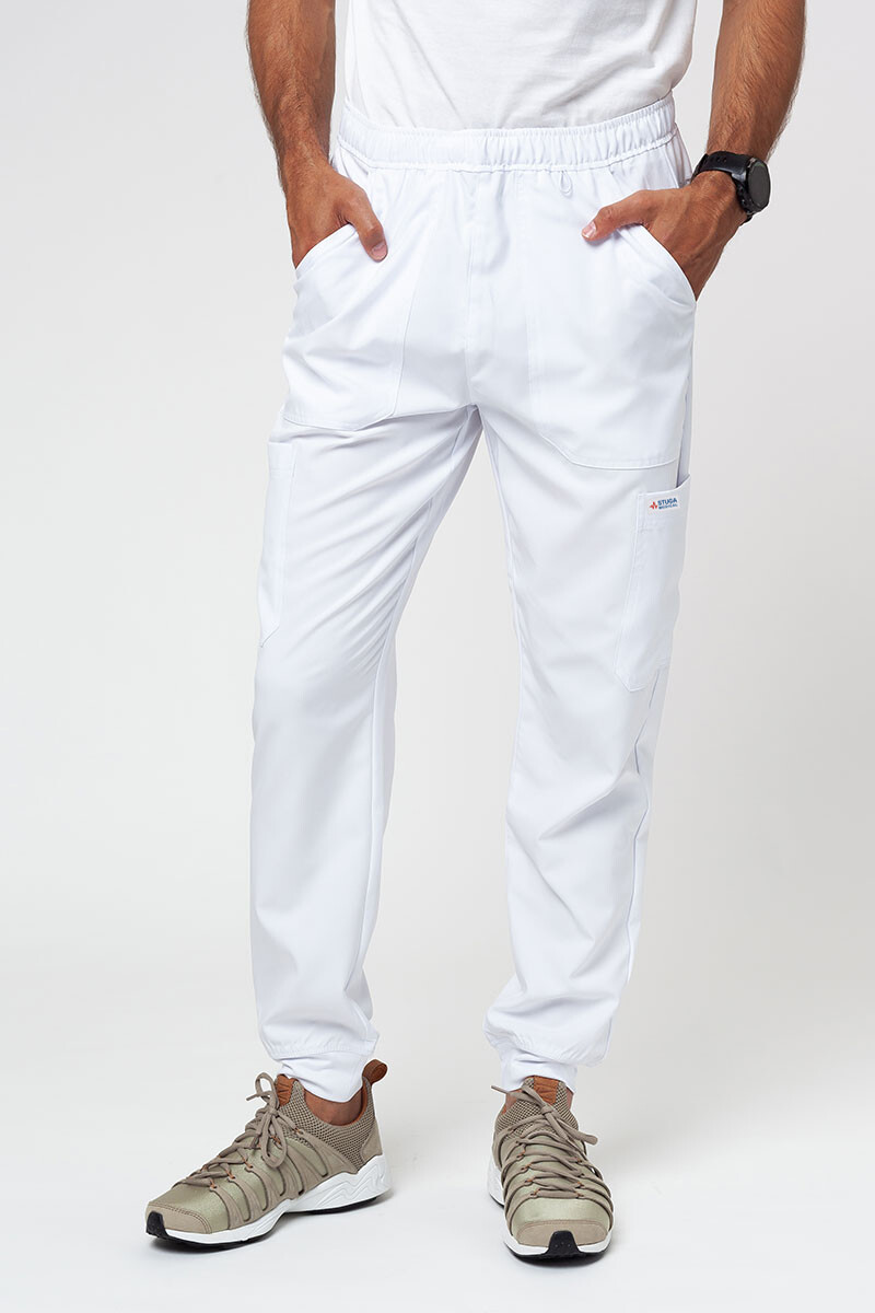 Костюм медичний чоловічий "Тарас" білий (3010103) фото 5