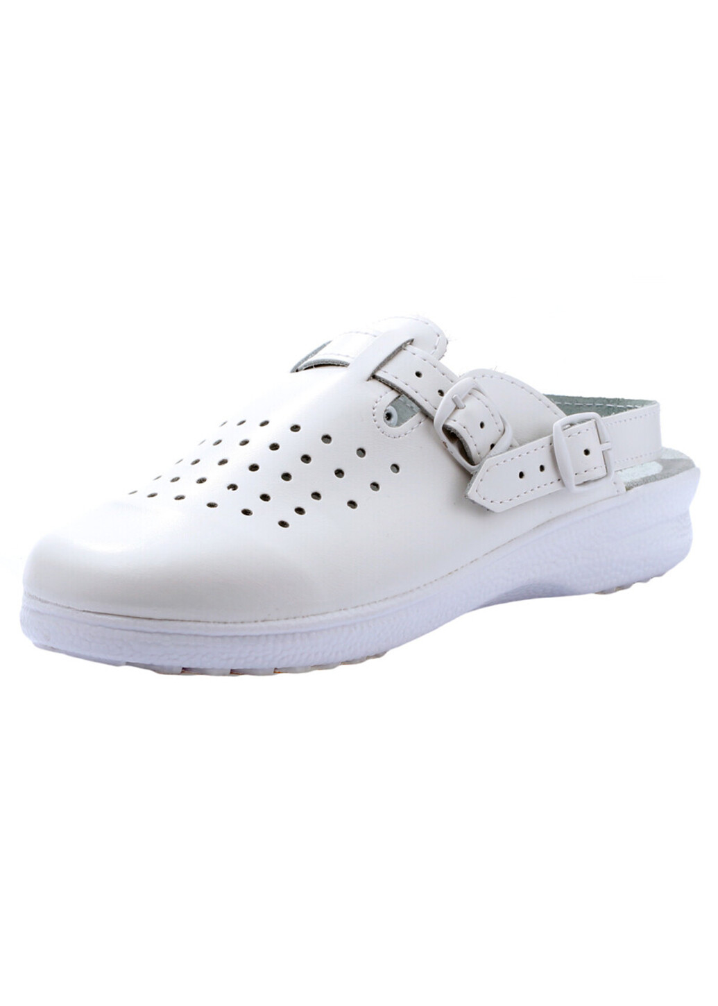 Slippers white clogs (220217) фото 1