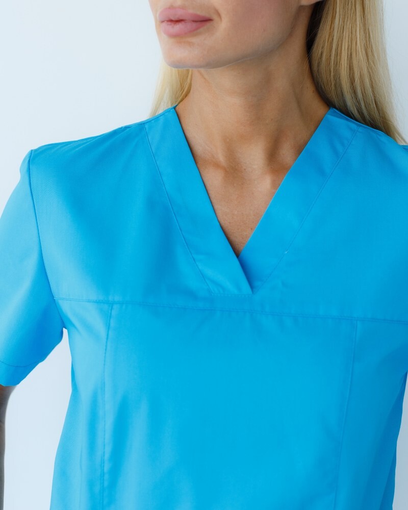 Medical shirt women's Topaz cobalt 164-439-705 (6613523) фото 3