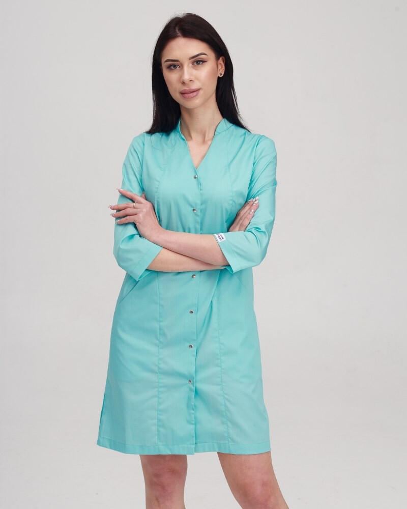 Medical gown women's Elizabeth mint 416-332-679 (6613607) фото 4