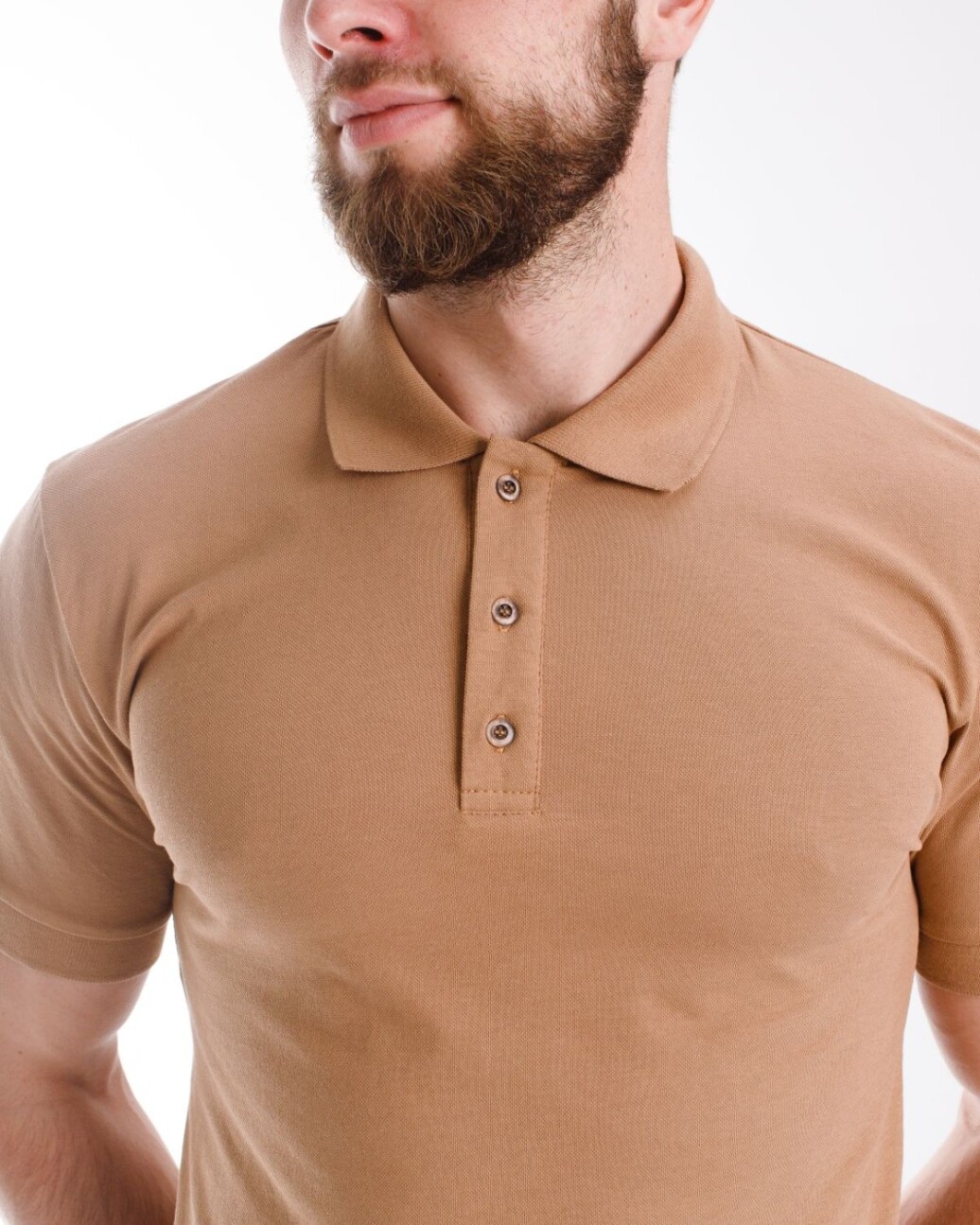 Medical Polo Men's Dark Beige 148-435-677 (6613760) фото 3
