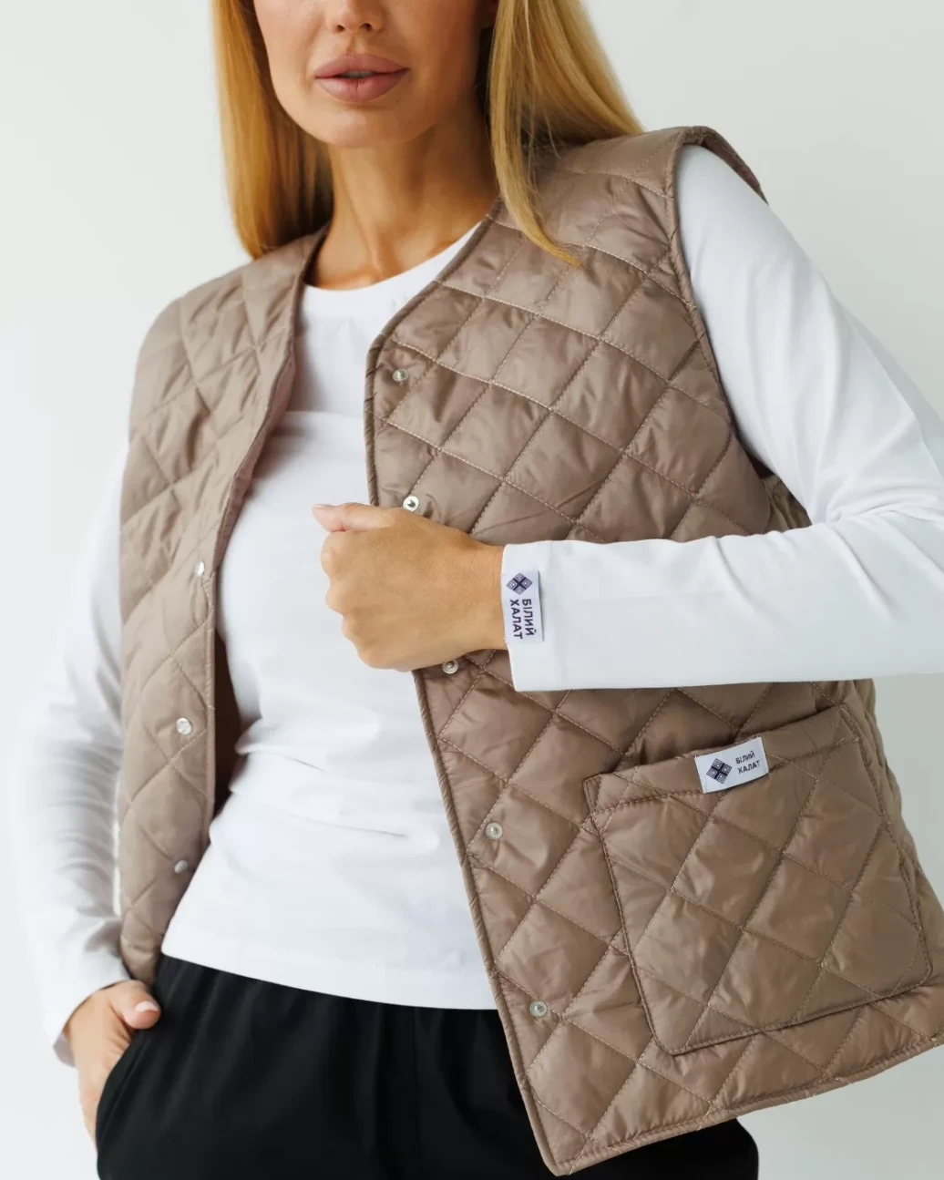 Medical insulated vest for women Oslo mocha 521-421-679 (6637733) фото 4