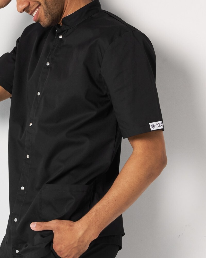 Medical suit for men London black-white 133-362-679 (6613692) фото 4