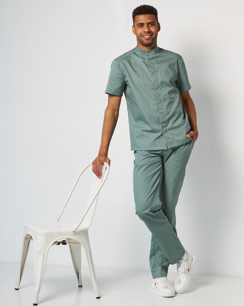 Medical suit for men Boston olive 129-327-679/485-327-679 (6613686) фото 6