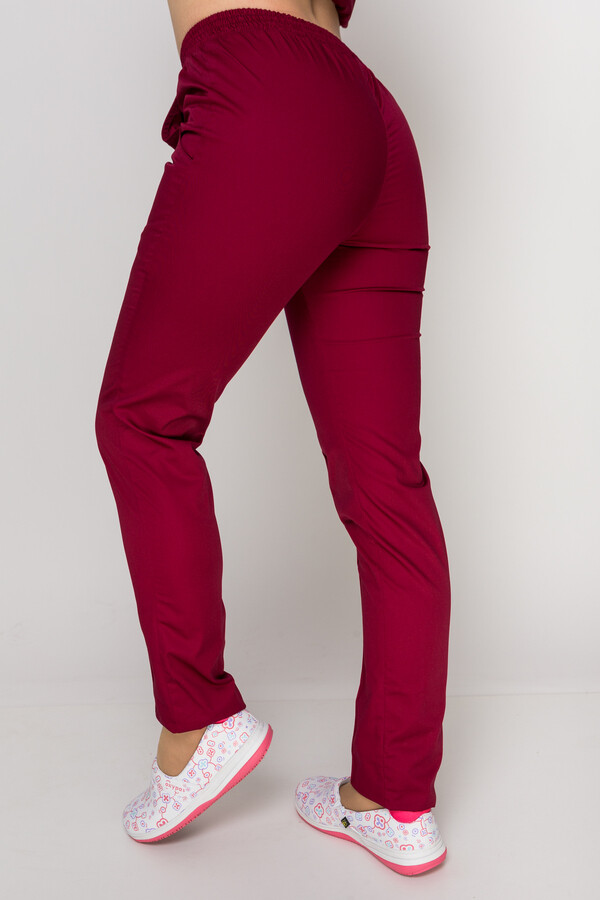 Костюм Монік, жіночий медичний, завужені штани. Марсал (5410152) фото 2