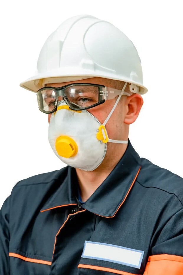 Микрон-Ф А(К) полумаска (формованная) с клапаном FFP2 с угольным фильтром (221750) фото 1