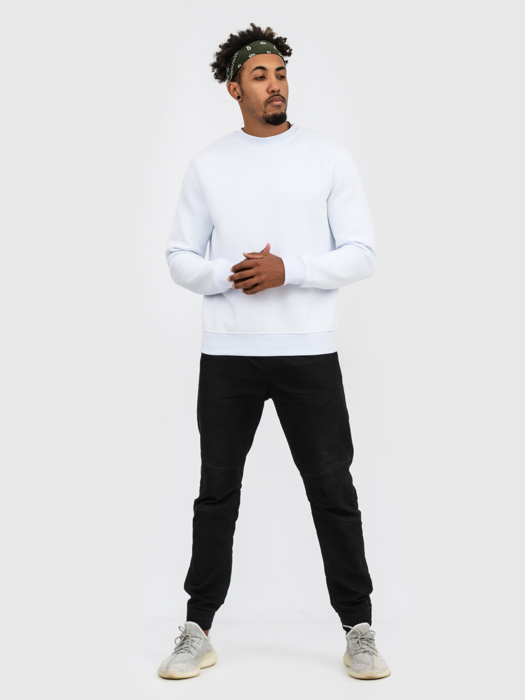 Свитшот UNISEX с начесом U-0301 белый (5110304) фото 3