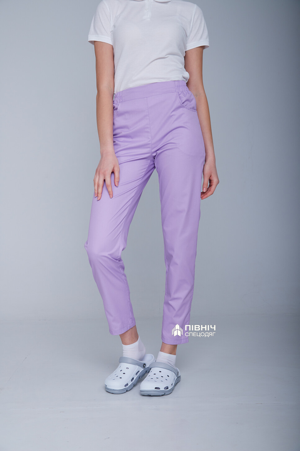 Women's medical trousers "Francesca" lavender (3399103) фото 6