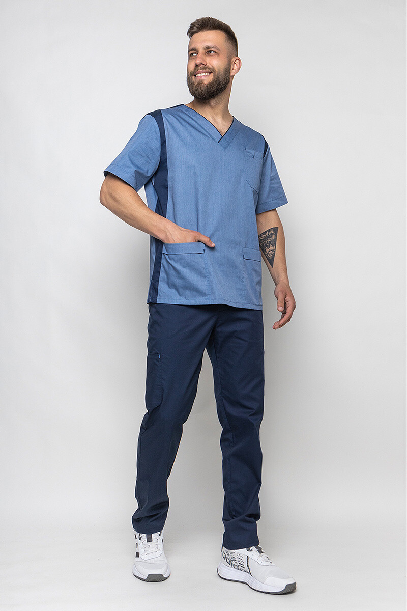 Manhattan suit with trousers Praktik. Jeans/blue (5437016) фото 2