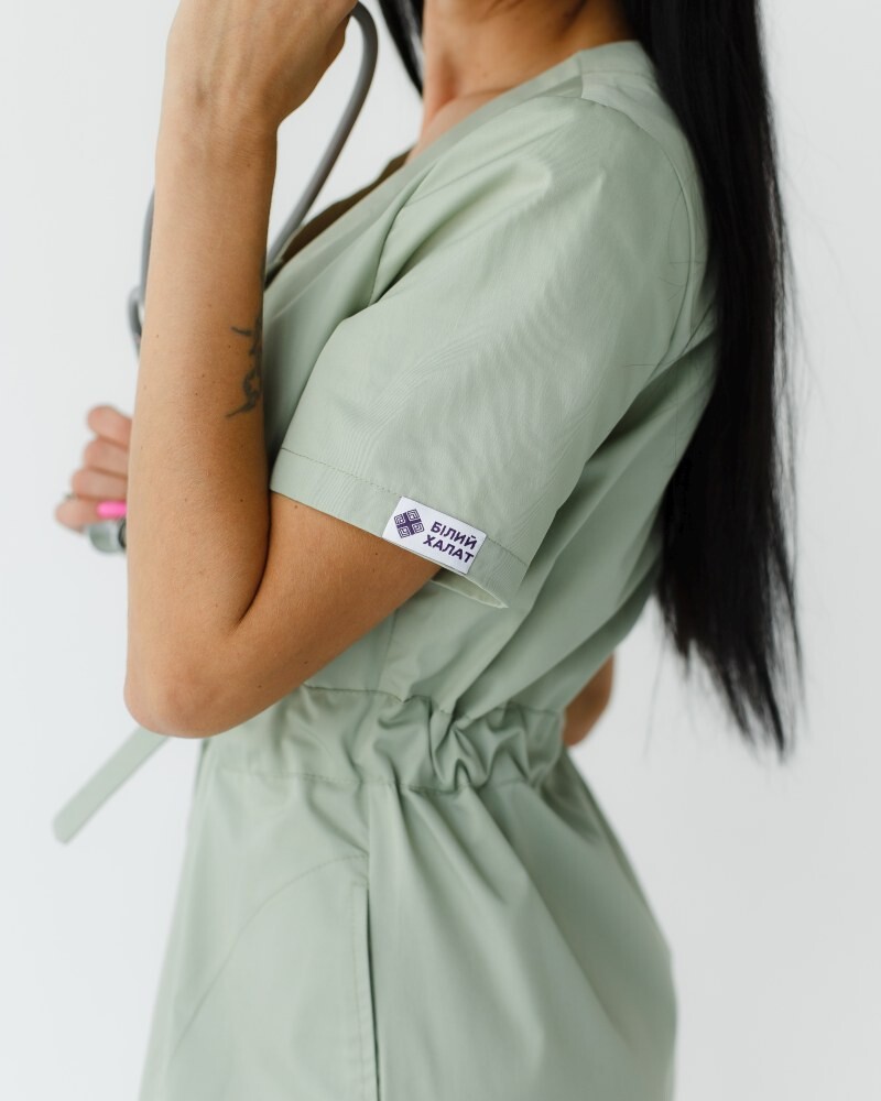 Medical tunic for women Naomi pistachio 151-396-679 (6613960) фото 6