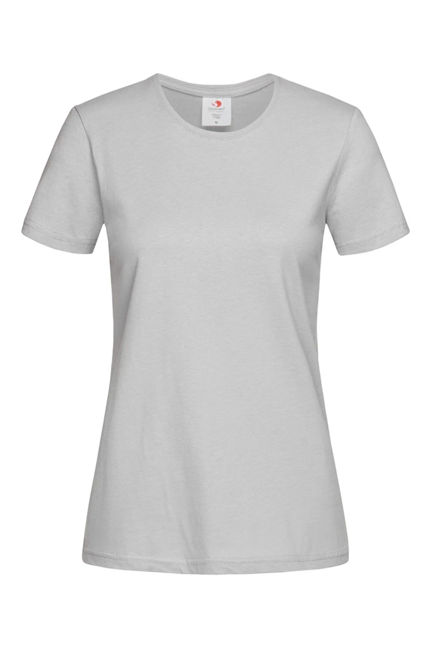 T-shirt for women ‘STEDMAN’ CLASSIC-T FITTED ST2600 SGY light grey (5137820) фото 1