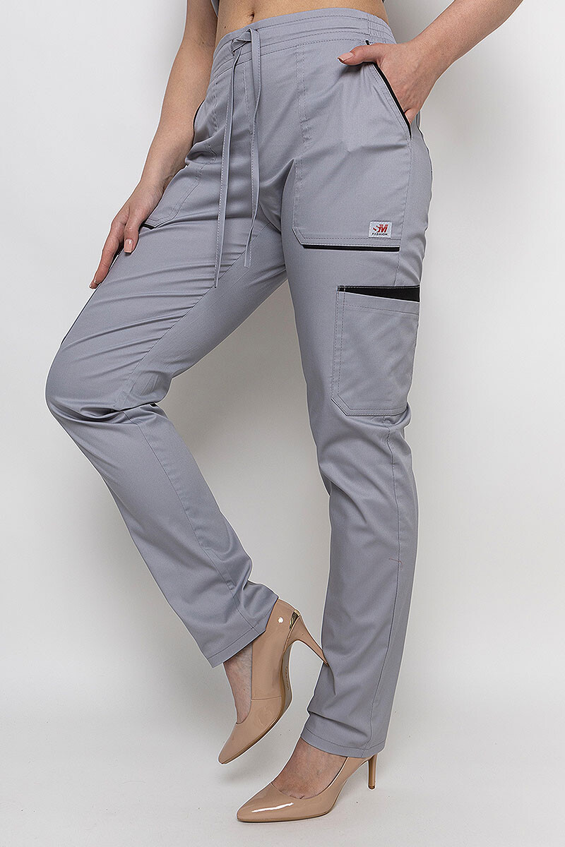 Medical suit Emily-stretch female. Smoke (5436919) фото 10