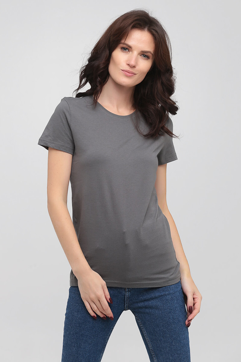 Women's T-shirt "STEDMAN" CLASSIC-T FITTED ST2600 RGY dark gray (5124095) фото 2