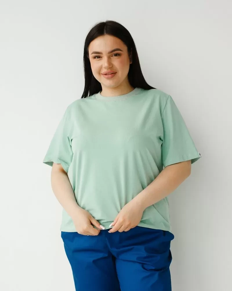 Medical basic T-shirt women's menthol 498-441-924 (6637739) фото 2