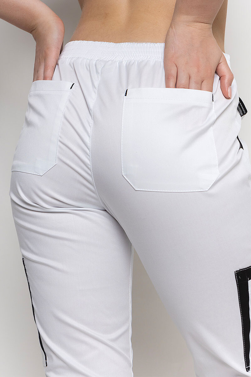 Medical suit white Emelie-stretch women's (5436920) фото 10