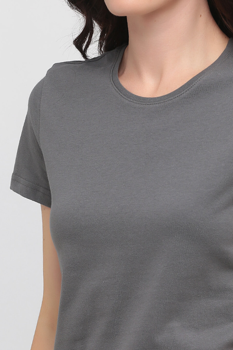 Women's T-shirt "STEDMAN" CLASSIC-T FITTED ST2600 RGY dark gray (5124095) фото 3