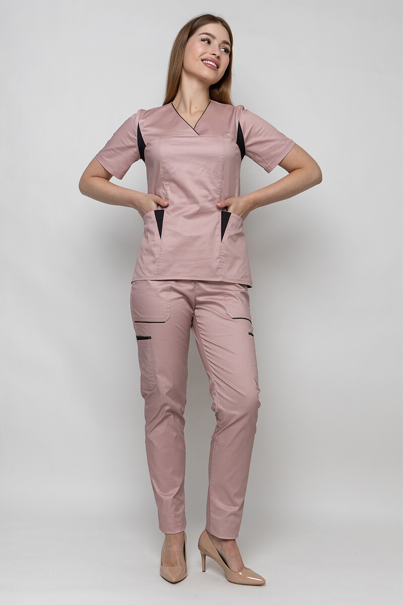 Medical suit Emelie-stretch. Ash Rose (5436929) фото 2