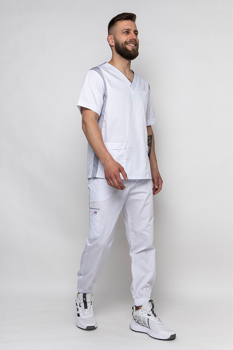 Manhattan Men's Joggers Suit. White (5437023) фото 3