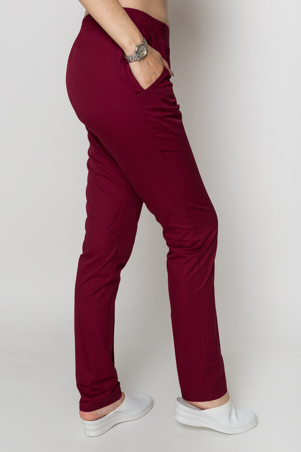 Milana+Br. skinny suit. Long sleeve. COTTON. White / marsal (5410143) фото 3