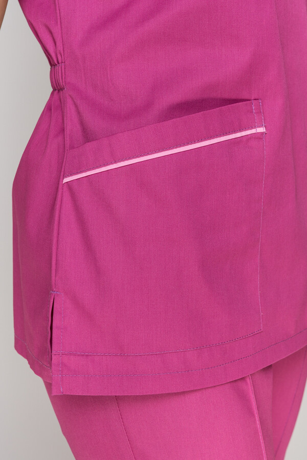 Monique+ Br. skinny suit. COTTON. Fuchsia + pink (piping) (5410161) фото 13