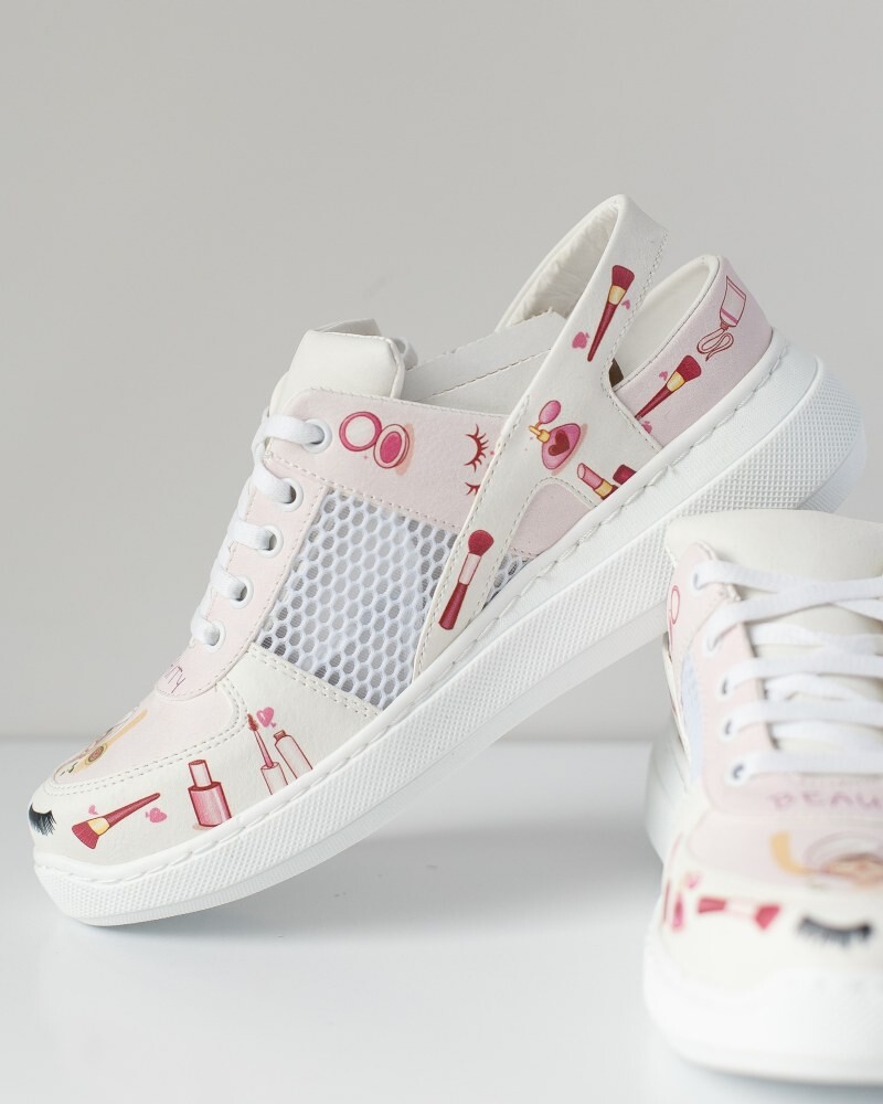 Обувь медицинская кроссовки с открытой пяткой Beauty Pink PU подошва 347-359-850 (6613135) фото 4