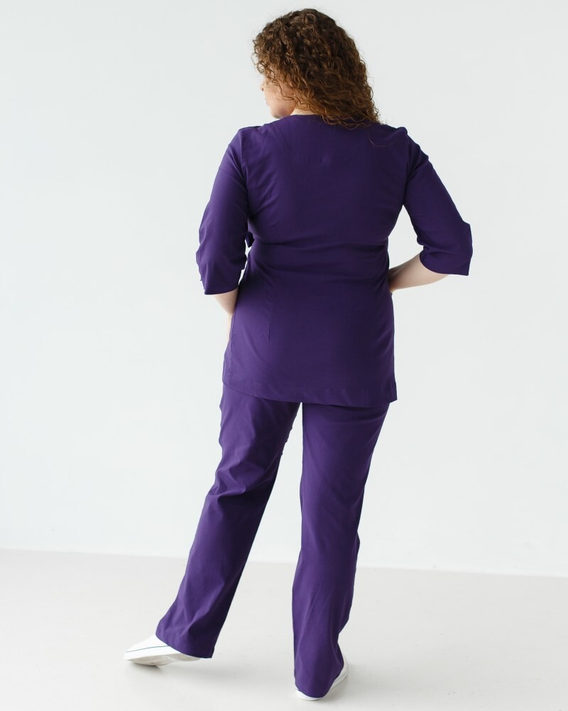 Medical suit women's Shanghai purple 139-335-704 (6613224) фото 3