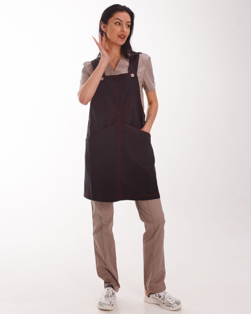 Professional water-repellent apron Trieste black 173-321-912 (6613844) фото 8