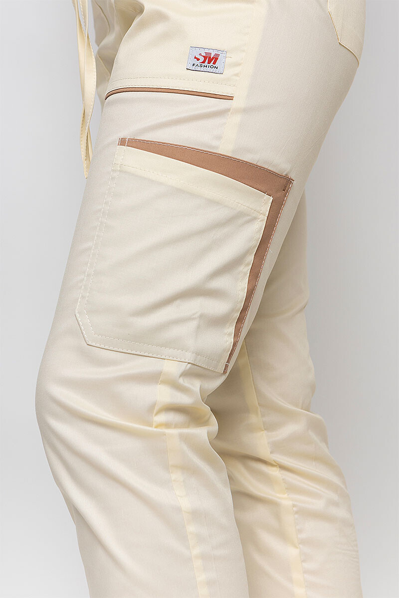 Emelie-stretch medical trousers, women's. Champagne (5436968) фото 5