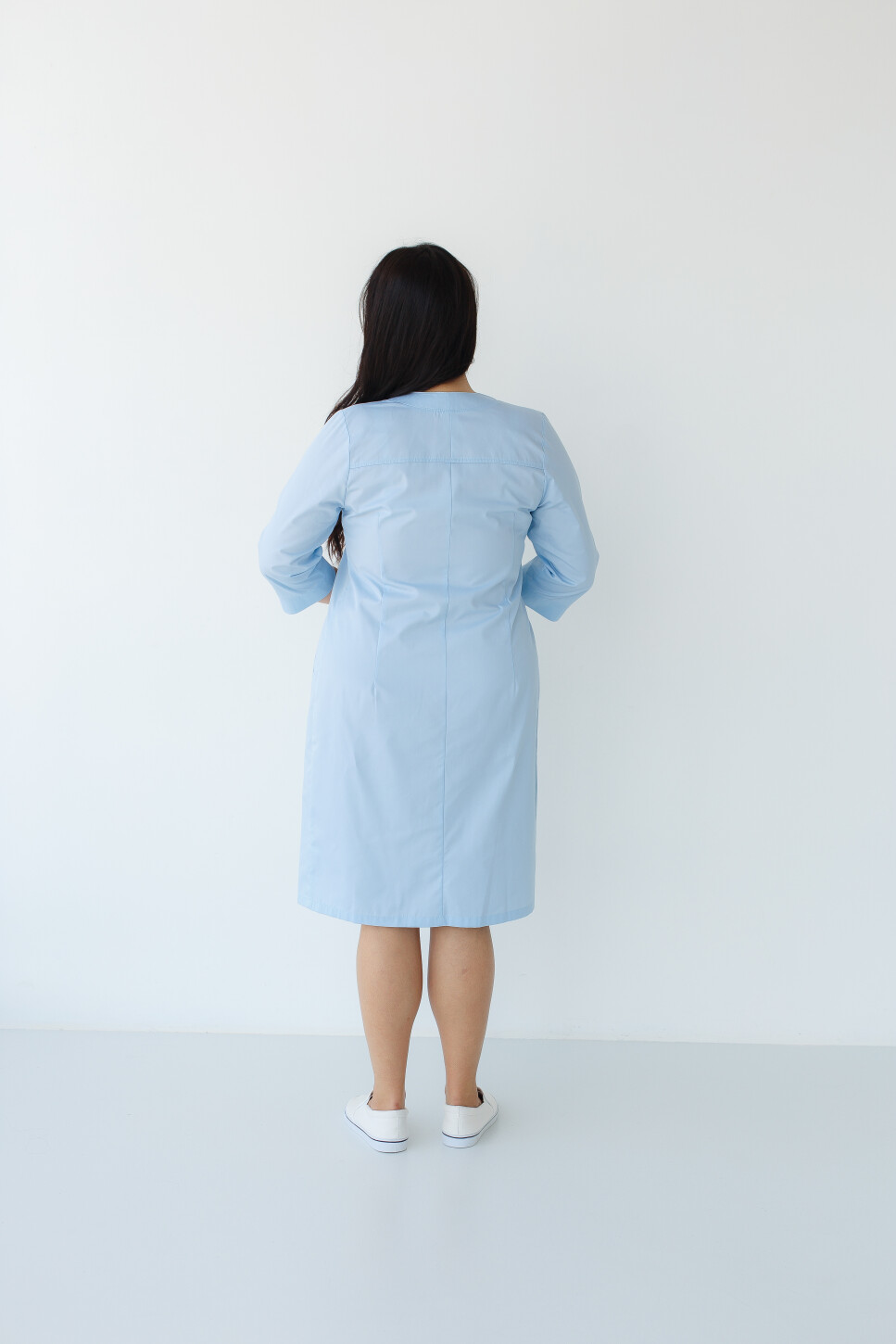Women's medical gown Valerie azure +SIZE 156-462-677 (6625324) фото 3