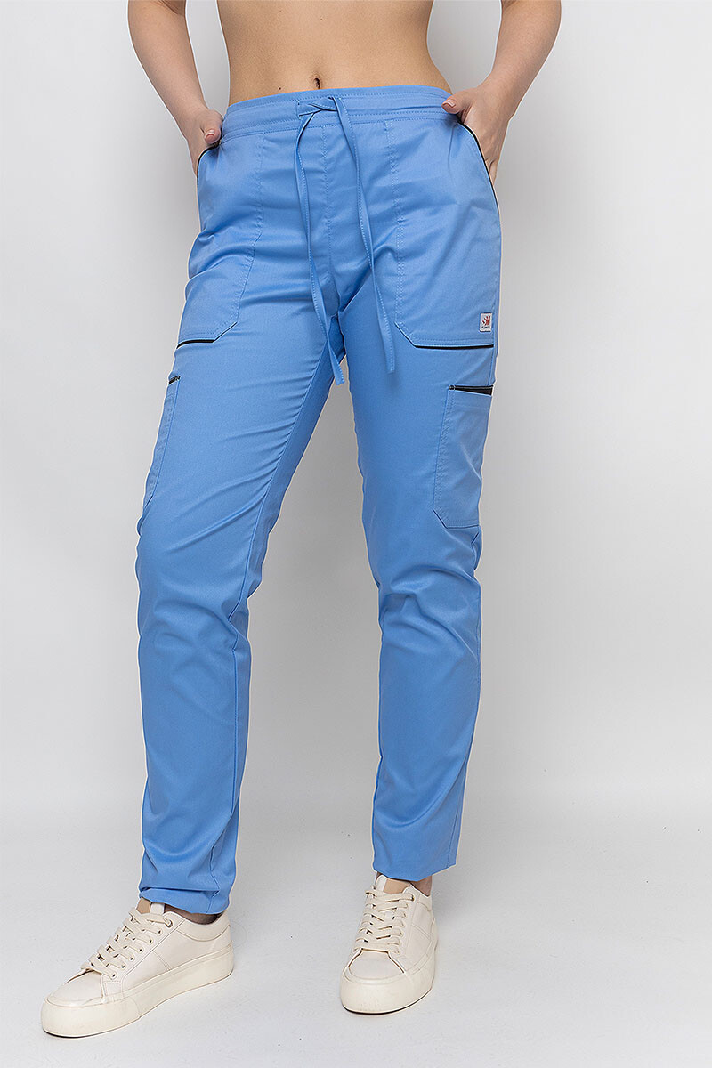 Medical Emeli-stretch trousers for women. Blue (5436962) фото 4