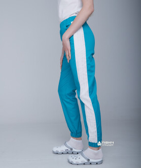 Women's medical trousers "Vanessa" turquoise (3399109) Women's medical trousers "Vanessa" turquoise (3399109) фото 1