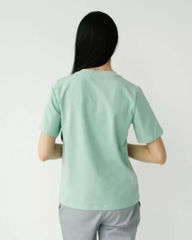 Medical basic T-shirt women's menthol 498-441-924 (6637739) Medical basic T-shirt women's menthol 498-441-924 (6637739) фото 3