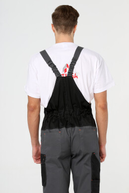 Suit worker "DIESEL" dark gray - semi-overalls and jacket (1282) Suit worker "DIESEL" dark gray - semi-overalls and jacket (1282) фото 10
