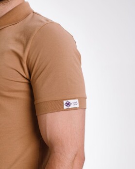 Medical Polo Men's Dark Beige 148-435-677 (6613760) Medical Polo Men's Dark Beige 148-435-677 (6613760) фото 4