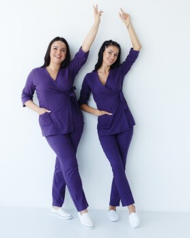 Medical suit women's Shanghai purple 139-335-704 (6613224) Medical suit women's Shanghai purple 139-335-704 (6613224) фото 2