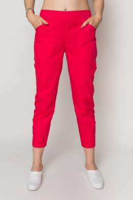 Milana trousers women's, 7/8. COTTON. Coral (549928) Milana trousers women's, 7/8. COTTON. Coral (549928) фото 1