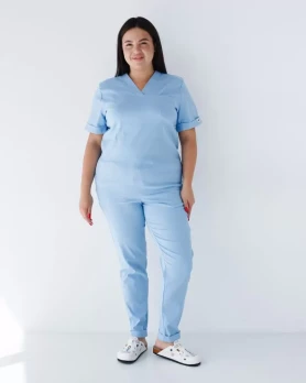 Medical suit for women Marseille blue +SIZE 499-333-708 (6637765) Medical suit for women Marseille blue +SIZE 499-333-708 (6637765) фото 1