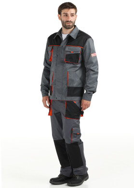 Work suit "TRITON" dark gray - pants and jacket (1276) Work suit "TRITON" dark gray - pants and jacket (1276) фото 1