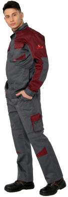 Working suit ‘ULTRA’ (overalls and jacket) bordeaux (161240111240) Working suit ‘ULTRA’ (overalls and jacket) bordeaux (161240111240) фото 1