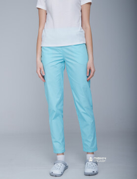 Women's medical trousers "Francesca" cornflower blue (3399113) Women's medical trousers "Francesca" cornflower blue (3399113) фото 1