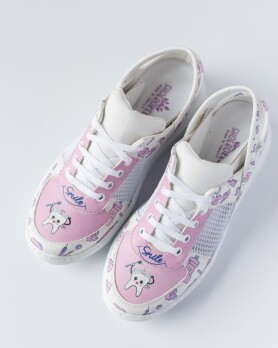 Обувь медицинская кроссовки с открытой пяткой Teeth Pink PU подошва 347-399-850 (6613134) Обувь медицинская кроссовки с открытой пяткой Teeth Pink PU подошва 347-399-850 (6613134) фото 2