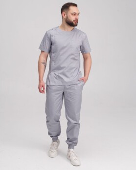 Медицинский костюм мужской Техас серый 136-328-677 (6613710) Медицинский костюм мужской Техас серый 136-328-677 (6613710) фото 1