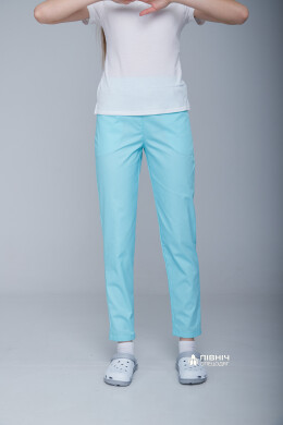 Women's medical trousers "Francesca" cornflower blue (3399113) Women's medical trousers "Francesca" cornflower blue (3399113) фото 7