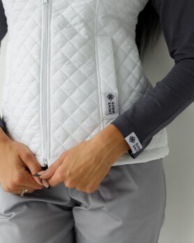 Medical insulated vest women's Geneva white 366-324-844 (6613195) Medical insulated vest women's Geneva white 366-324-844 (6613195) фото 4